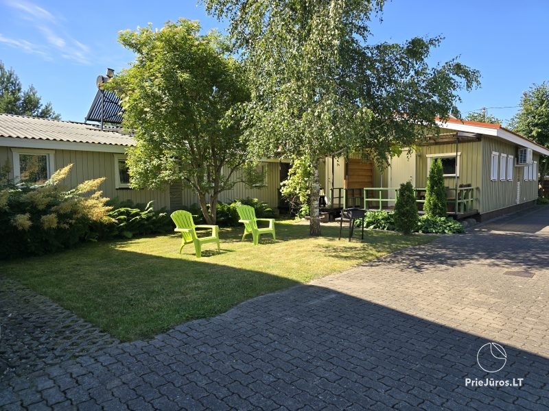 Rooms and wooden houses for rent in Sventoji Zuvedros