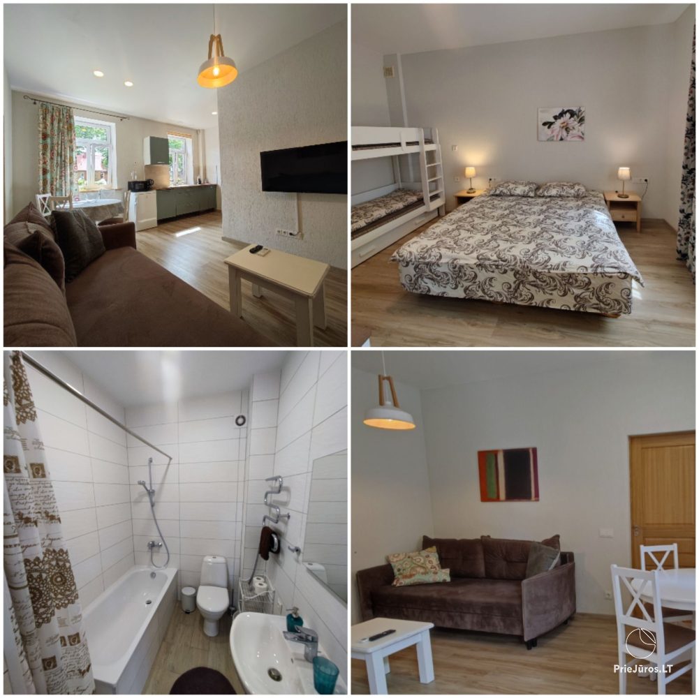 1-2 room apartment, 10 min to the sea, 5 min to the children's park