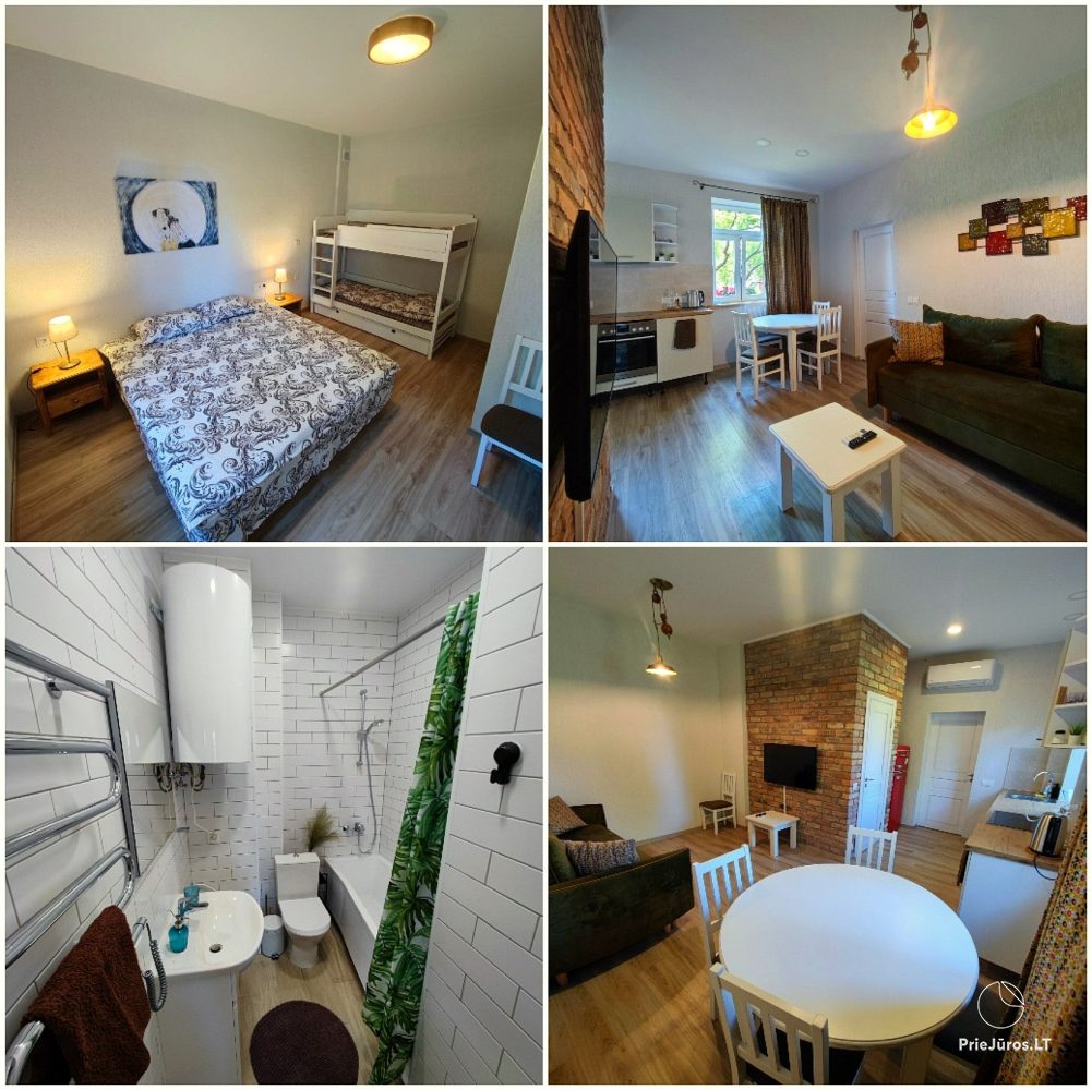 1-2 room apartment, 10 min to the sea, 5 min to the children's park