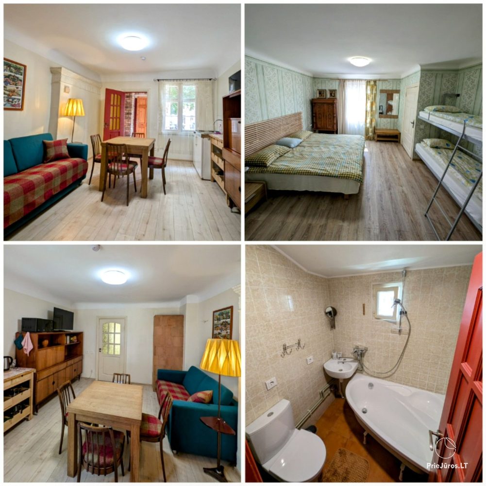 1-2 room apartment, 10 min to the sea, 5 min to the children's park