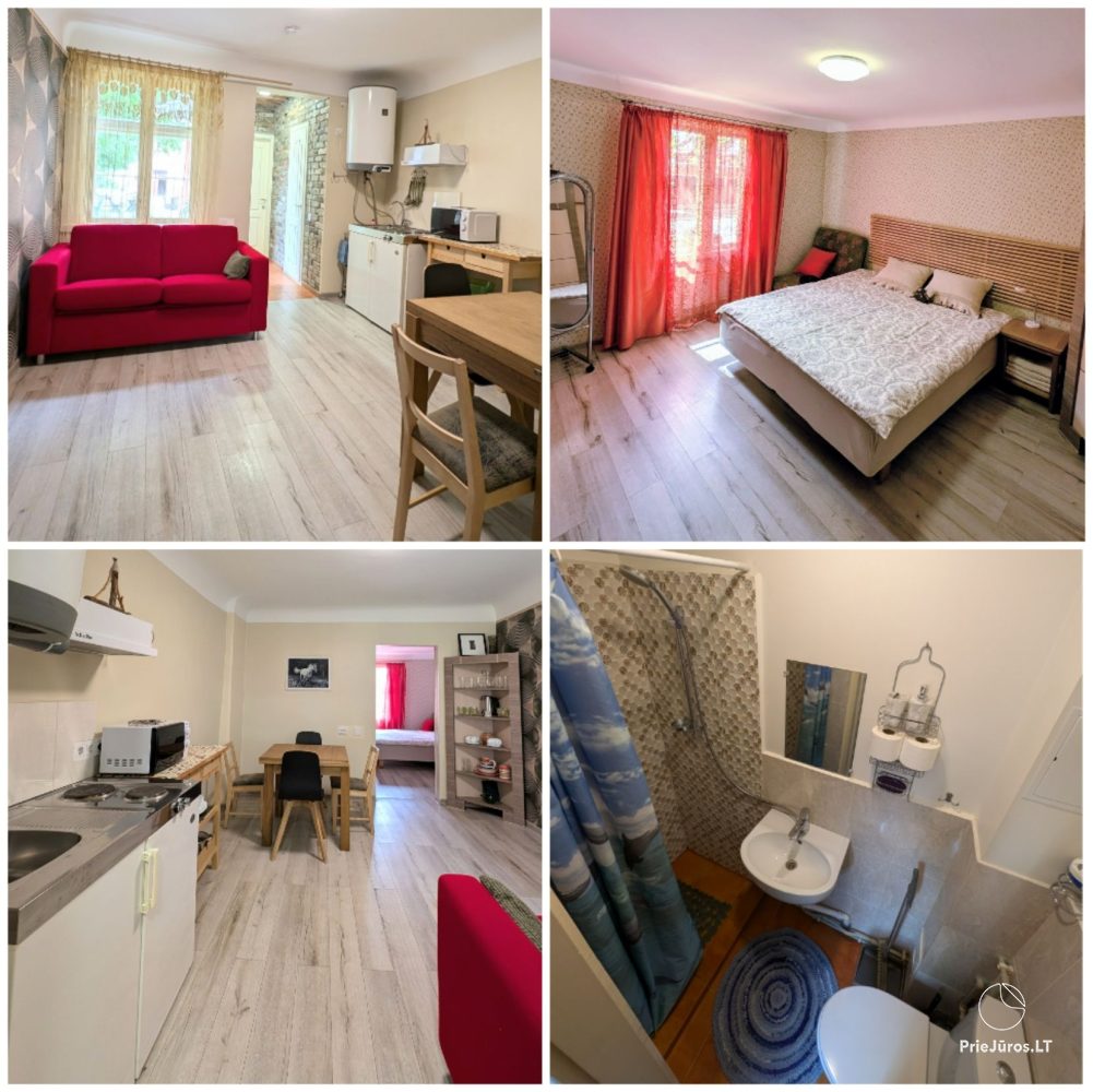 1-2 room apartment, 10 min to the sea, 5 min to the children's park