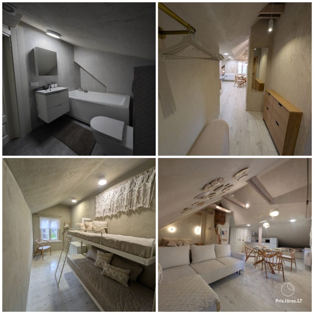 1-2 room apartment, 10 min to the sea, 5 min to the children's park