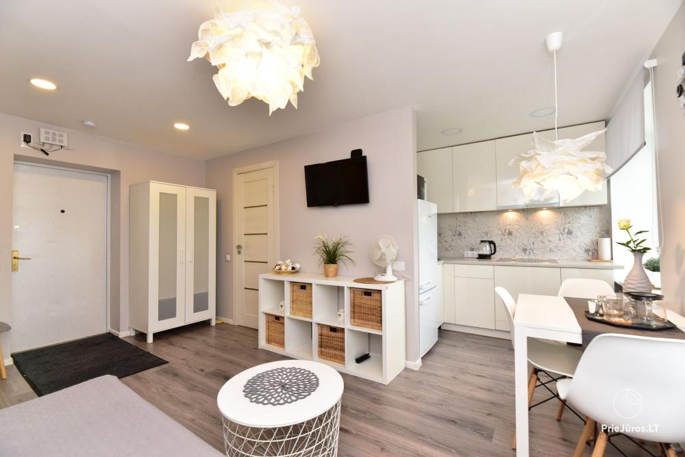 Bright, renovated 2-room apartments by the sea