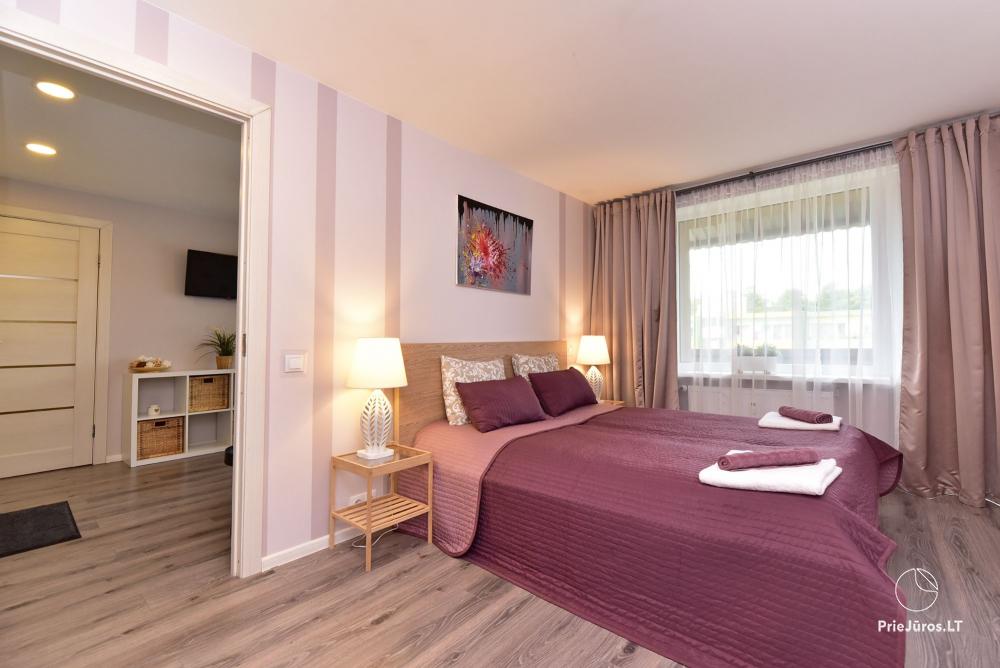 Bright, renovated 2-room apartments by the sea