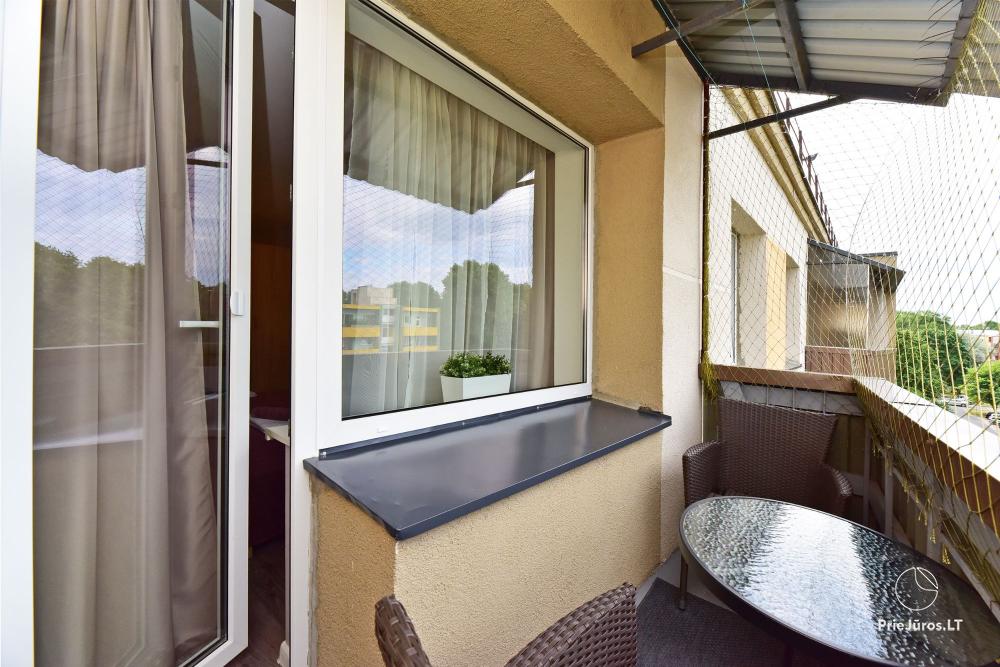 Bright, renovated 2-room apartments by the sea