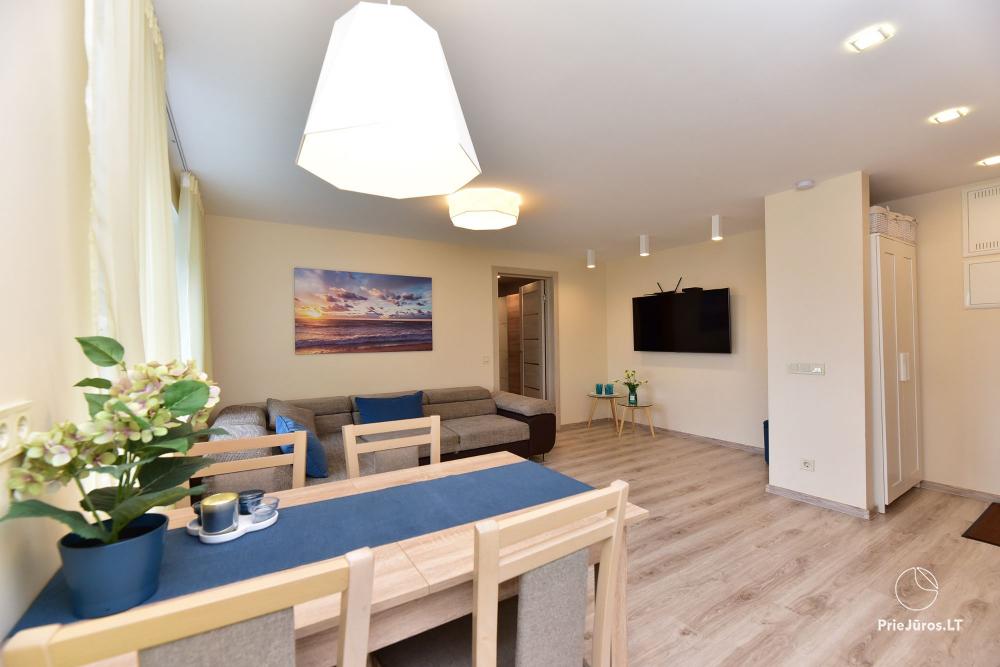 Bright, renovated 2-room apartments by the sea