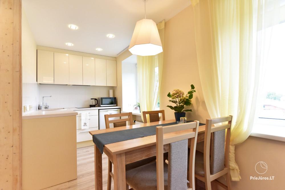 Bright, renovated 2-room apartments by the sea
