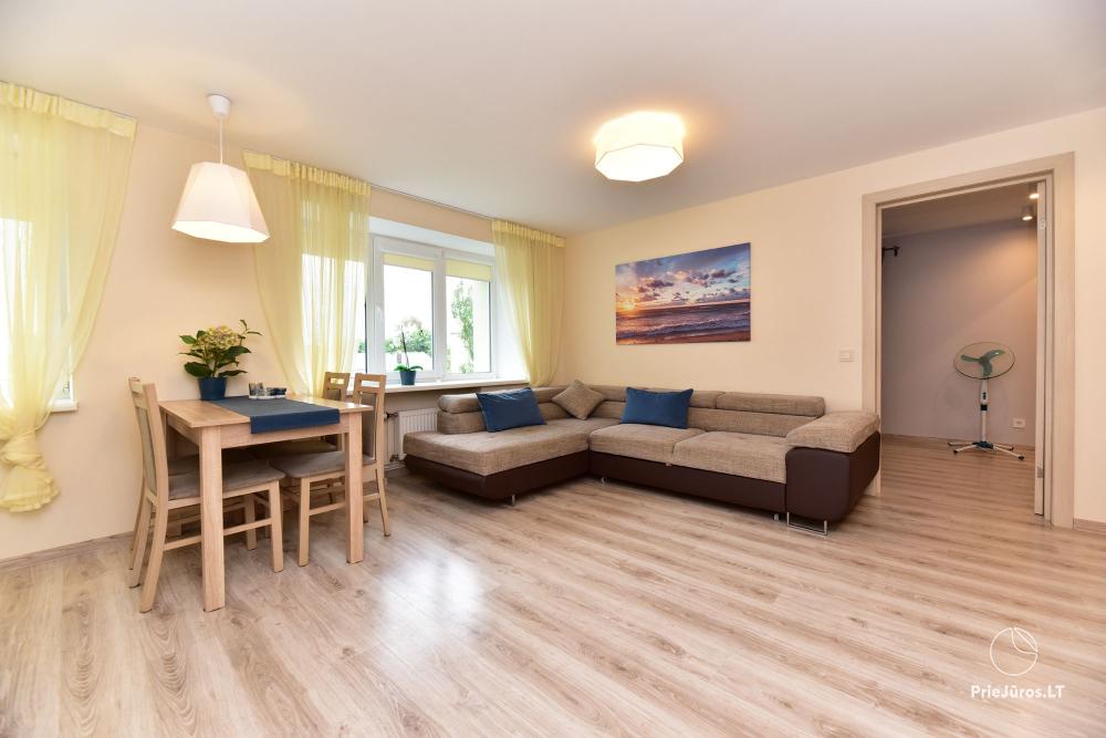 Bright, renovated 2-room apartments by the sea