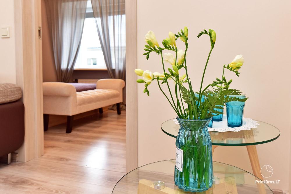 Bright, renovated 2-room apartments by the sea