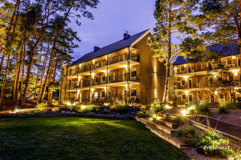 Forus apartments in a pine forest, near the sea