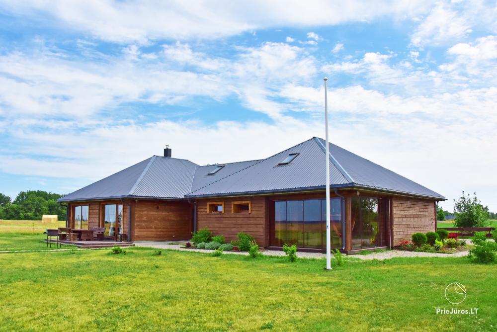 Haus Salas and Ferienhutten Laukbaloži in Jūrkalne - 1