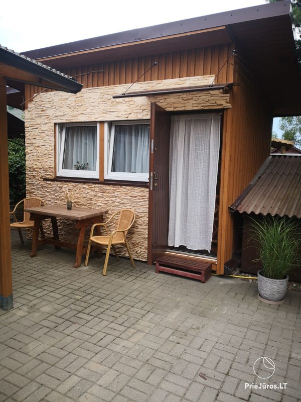 Holiday house for two persons for rent in Kunigiskes. To the sea just 200 meters!