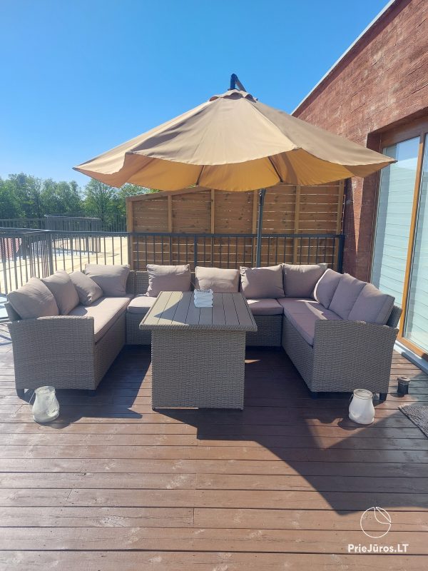 Cosy flat with terrace for rent in Sventoji