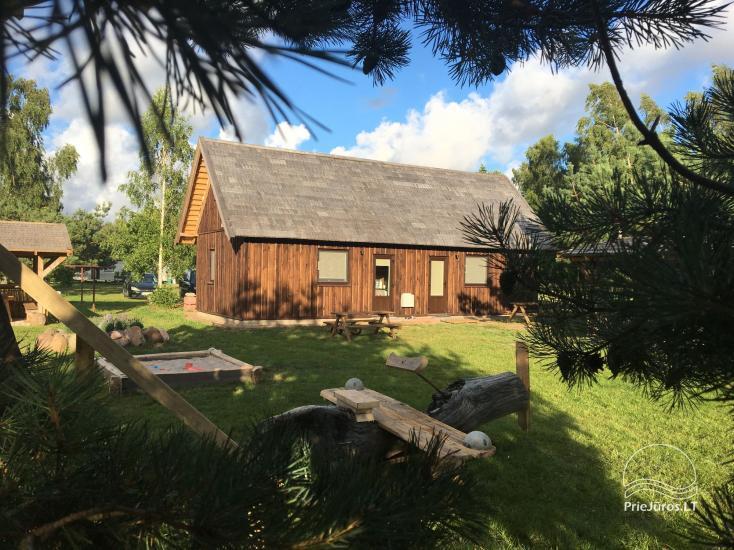 Holiday houses for rent and camping in Pape Lurki. To the sea - 100 meters - 1