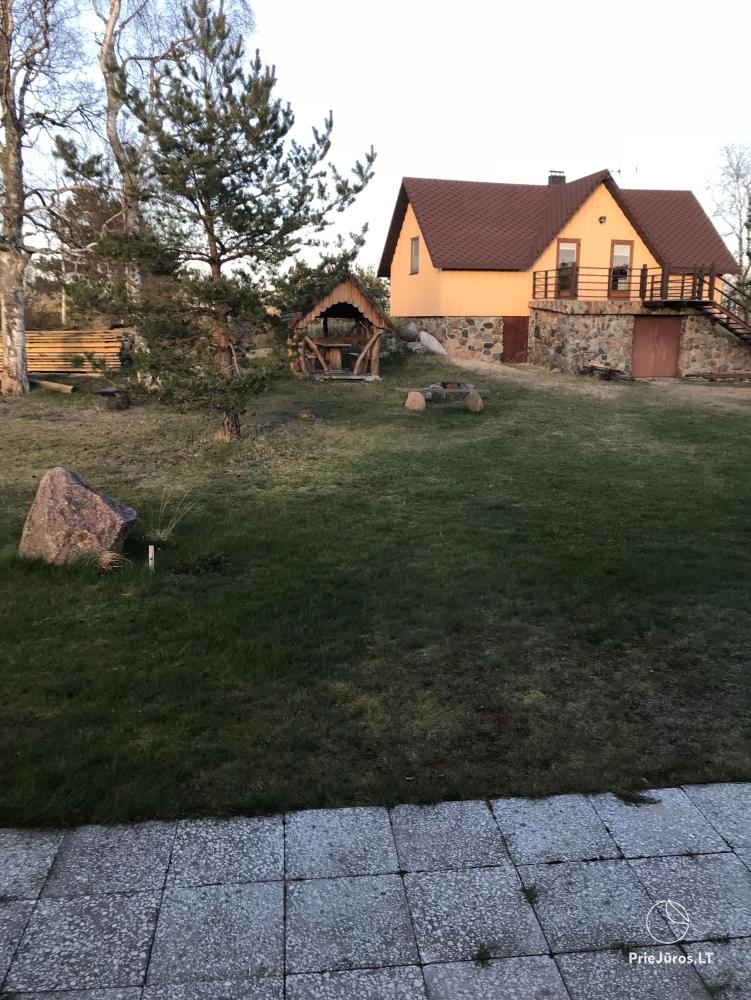 Holiday houses for rent and camping in Pape Lurki. To the sea - 100 meters