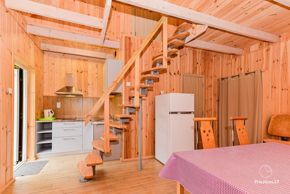 Holiday houses for rent and camping in Pape Lurki. To the sea - 100 meters