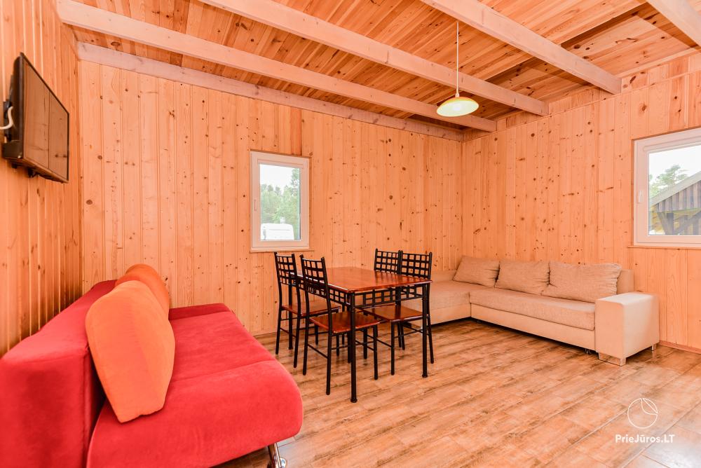 Holiday houses for rent and camping in Pape Lurki. To the sea - 100 meters