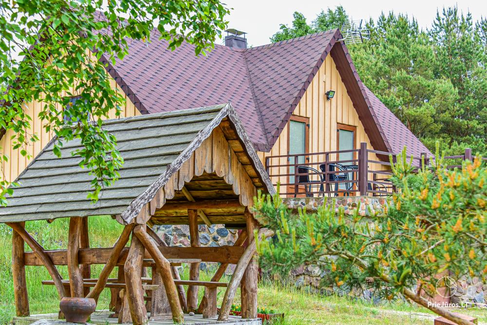 Holiday houses for rent and camping in Pape Lurki. To the sea - 100 meters