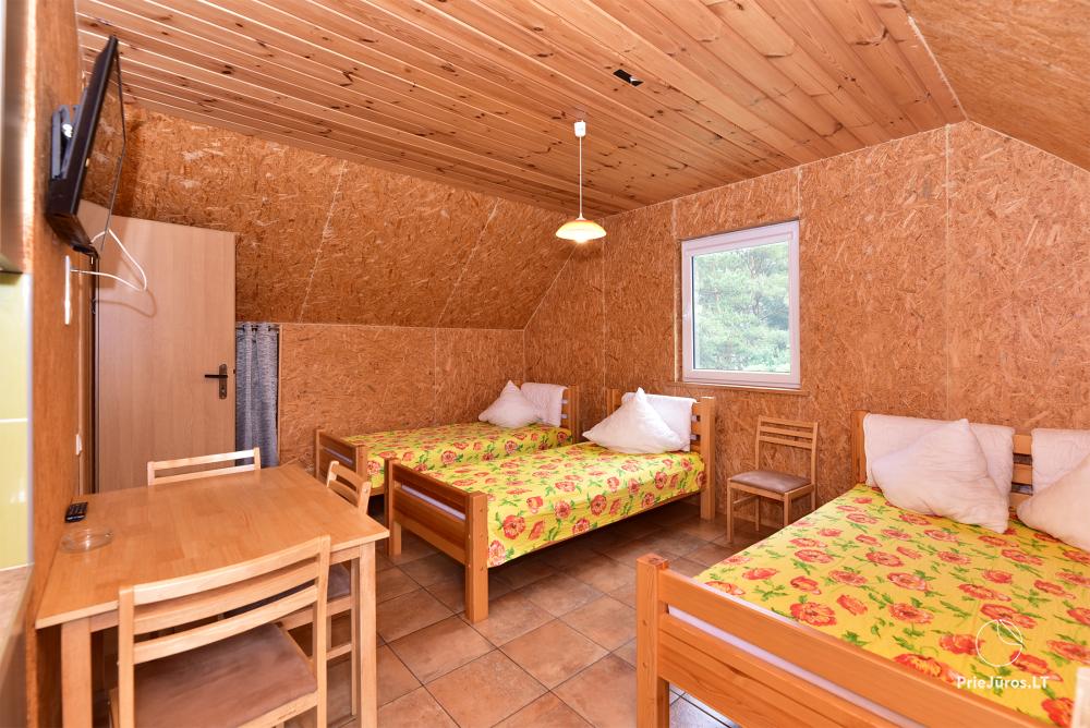 Holiday houses for rent and camping in Pape Lurki. To the sea - 100 meters