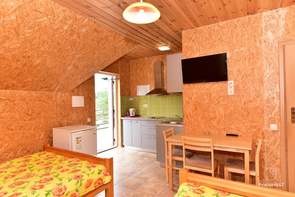 Holiday houses for rent and camping in Pape Lurki. To the sea - 100 meters