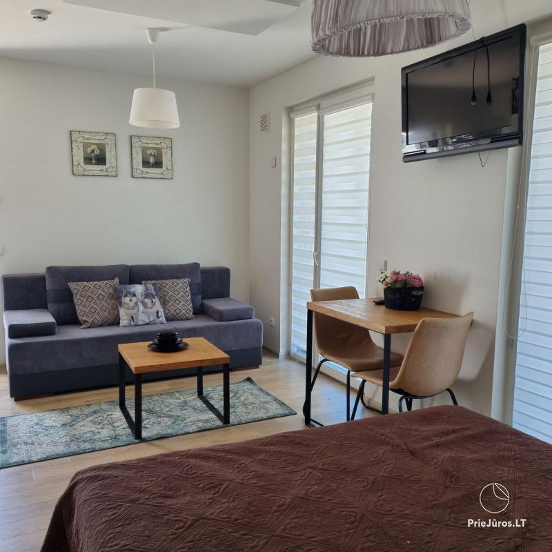 Apartment Furfa в Паланге, в Кунигишкяй. Бассейн во дворе