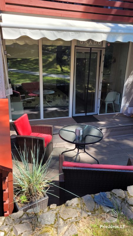 Apartament typu studio do wynajęcia w centrum Juodkrante, w pobliżu Zalewu Kurońskiego