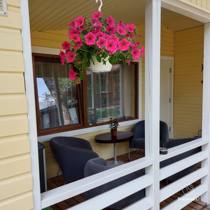 Holiday houses with amenities near the sea
