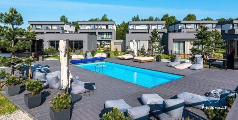 Spacious Stella Maris apartment with heated pool in complex Mano jura 2, in Kunigiskiai