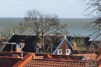 Apartment 'Sana' in the center of Nida with a large (6m) balcony overlooking the lagoon
