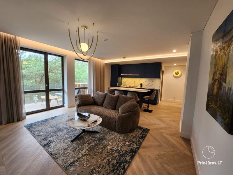 Cozy and stylishly furnished apartments for rent in the new Marių Vētrungiu quarter