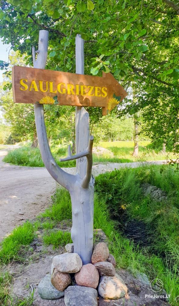 Guest House “Saulgriezes”. Apartments for vacation, sauna, hot tub, banquet hall