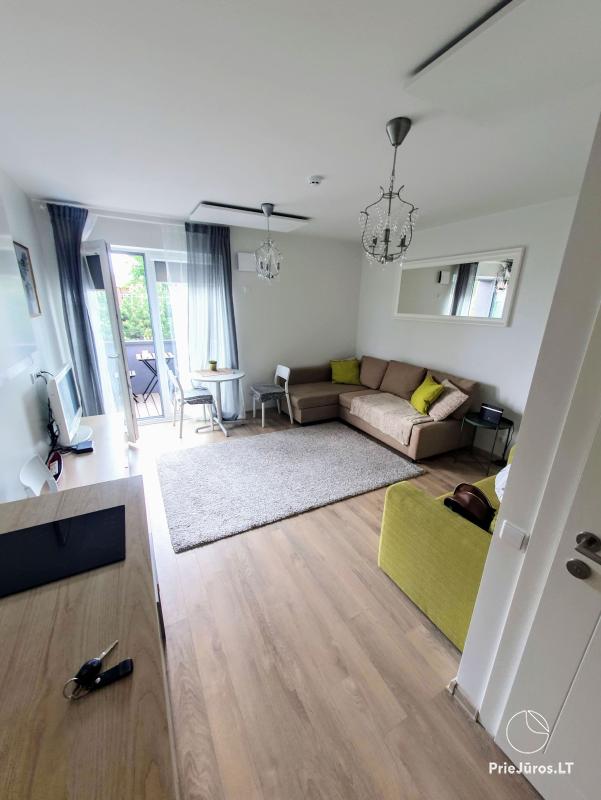 Green apartment in Palanga