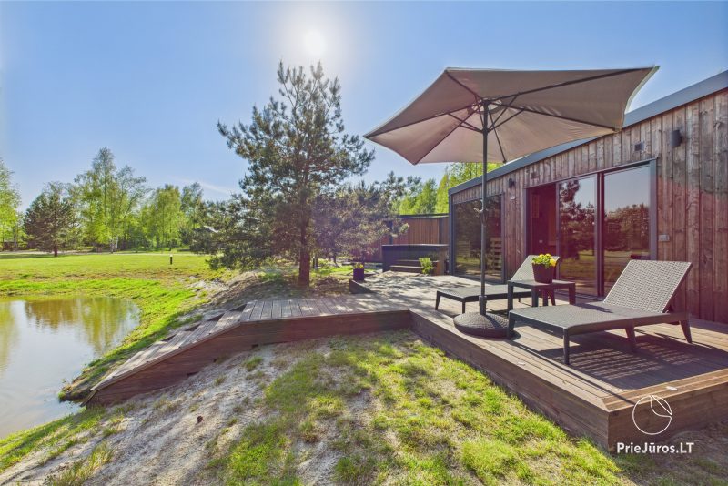 Erholungskomplex „Pazust Priedēs“ mit Designer-Ferienhäusern und SPA