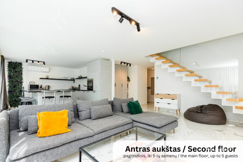 Cottage apartment for rent in Kunigiskiai. Just 250 meters to the sea!