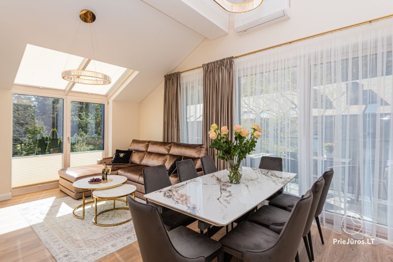 Новые, просторные апартаменты J&D в Паланге рядом с сосновым лесом, 400 м до моря