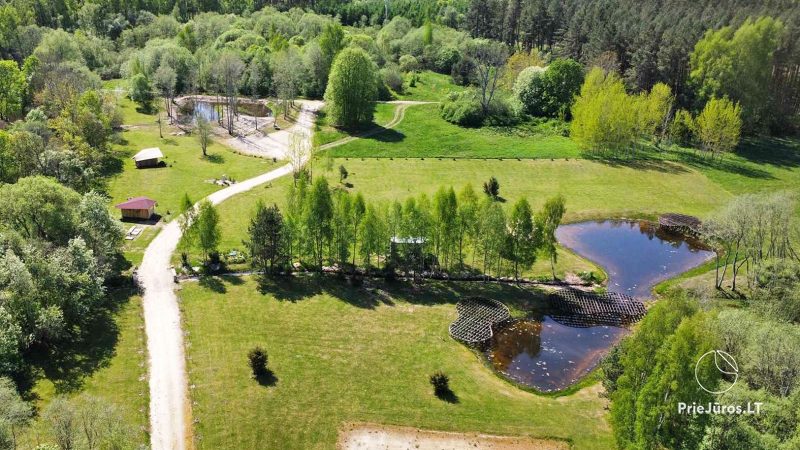 Campsite in Sventoji in the unique place of nature