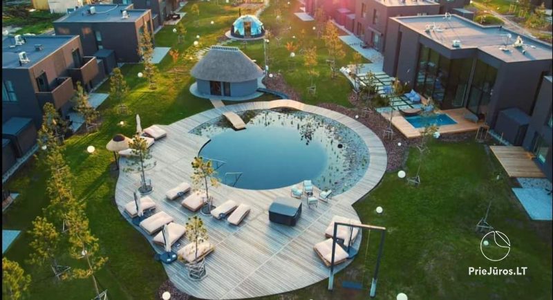 Basom home – Mein Meer 3, Kunigiškiai – Apartments mit Terrasse neben einem Öko-Pool, wunderschöne grüne Umgebung
