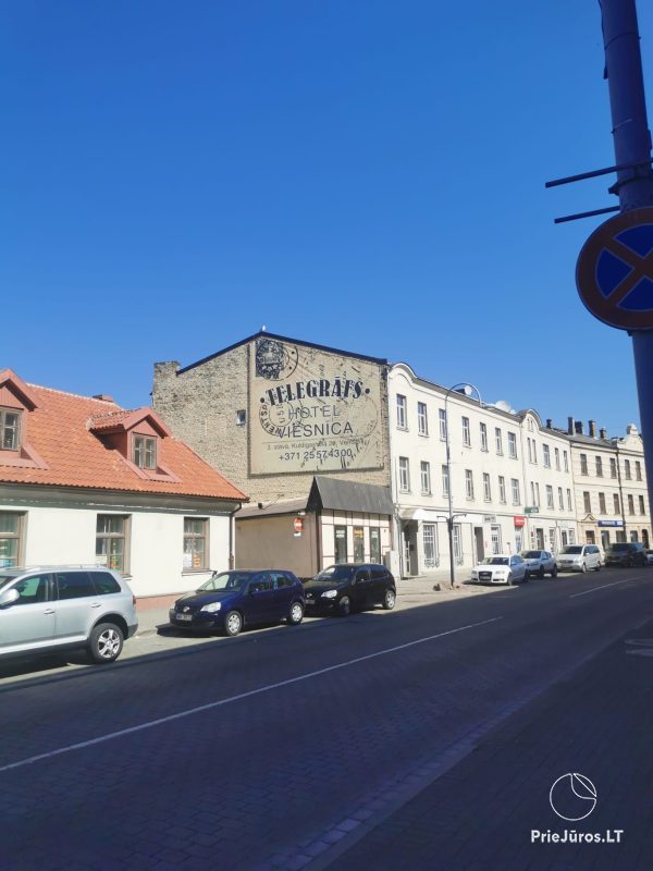Hotel in the center of Ventspils Telegrāfs and holiday cottage for rent by the sea