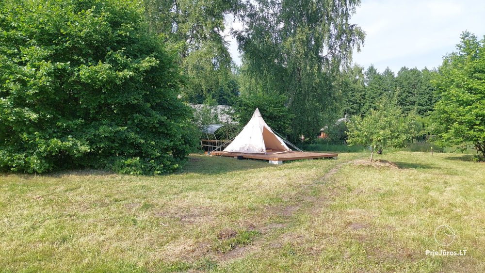 Camping-glamping and holiday cottage Fluffy Horns