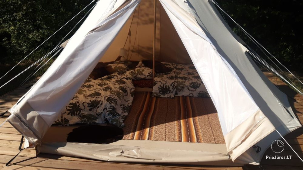 Camping-glamping and holiday cottage Fluffy Horns