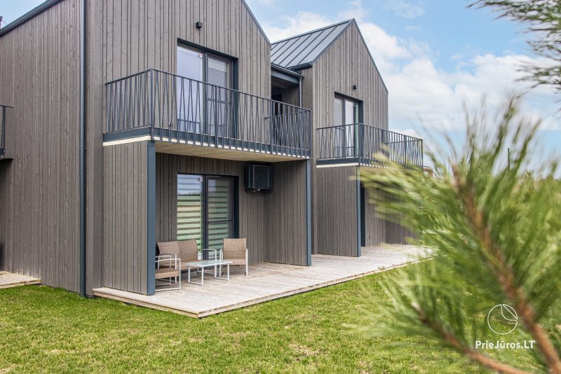 New apartments in Monciškės Smilčiai with separate entrance from the yard, terrace