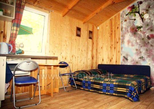 Holiday log-hut with terrace rent in Palanga Saules Namelis, 200m from the sea!