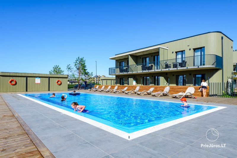 TIJ Resort – Apartments mit beheiztem Pool in Palanga (Kunigiškiai)