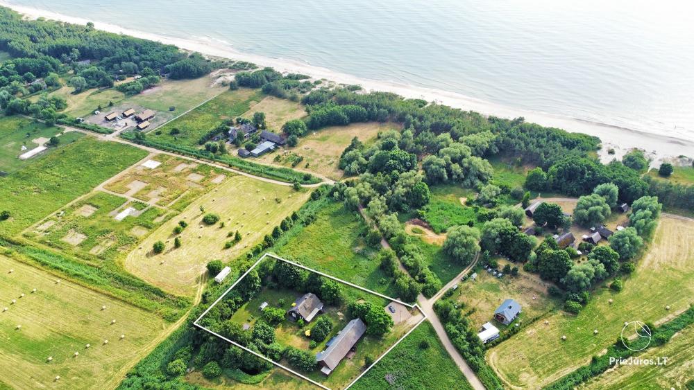 Apartments in a homestead Saulgriezi 150 m to the sea