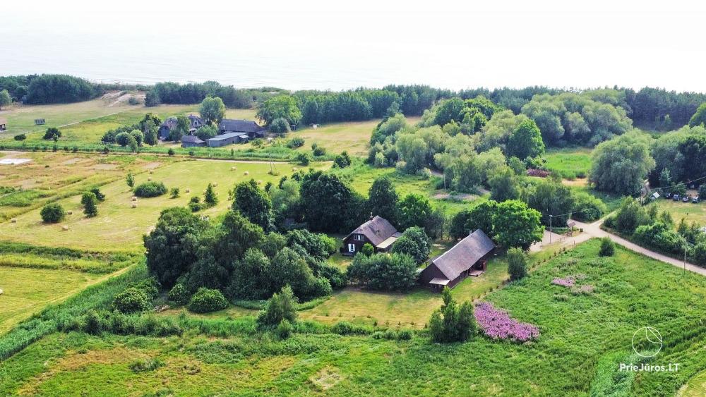 Apartments in a homestead Saulgriezi 150 m to the sea