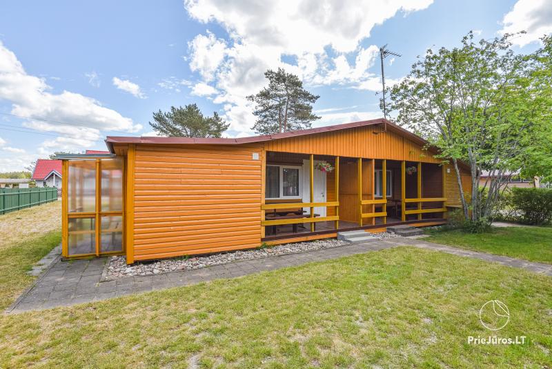 Rooms and holiday chalets for rent in Sventoji at the Baltic sea