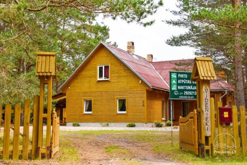 Holiday cottages  in Ventspils district Videnieki