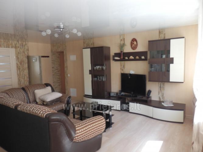 Three rooms apartment for rent in Nida for 4+2 pers. with balcony, WiFi.