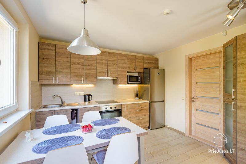 The cozy, Scandinavian-style vacation house in the center of Palanga.