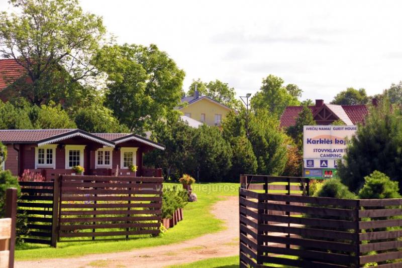 Obóz turystyczny i domki w rejonie Klajpedskim nad morzem Baltyckim KARKLES KOPOS